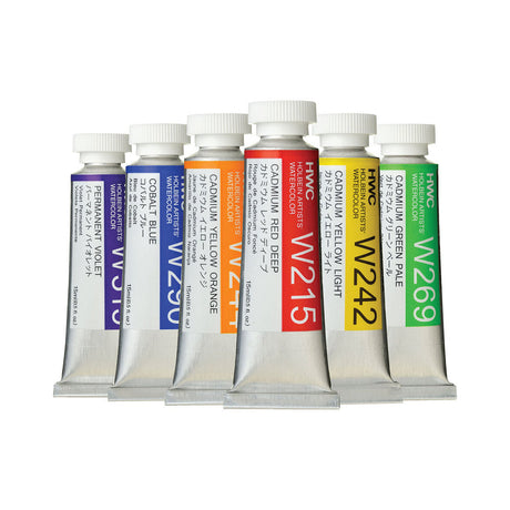Holbein Artists’ Watercolor Tubes, colors 1-54 (part 1/2)