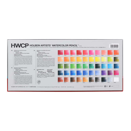Holbein Watercolor Pencil Color Set, 50 pcs.