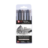 Sakura Koi Coloring Brush Pen Urban Set, 6 colours