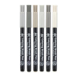 Sakura Koi Coloring Brush Pen Urban Set, 6 colours