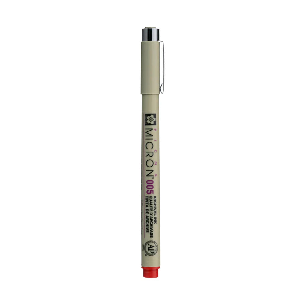 Sakura Pigma Micron Red Fineliner