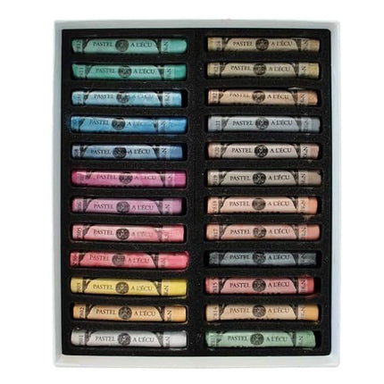 Sennelier Soft Pastels Set, 24 Iridescent Colors