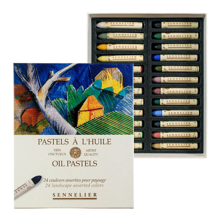 Sennelier Oil Pastels Set, 24 Landscape Colours