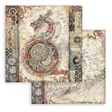 Stamperia Double-Sided Scrapbooking Paper Set - Sir Vagabond in Japan, 10 units