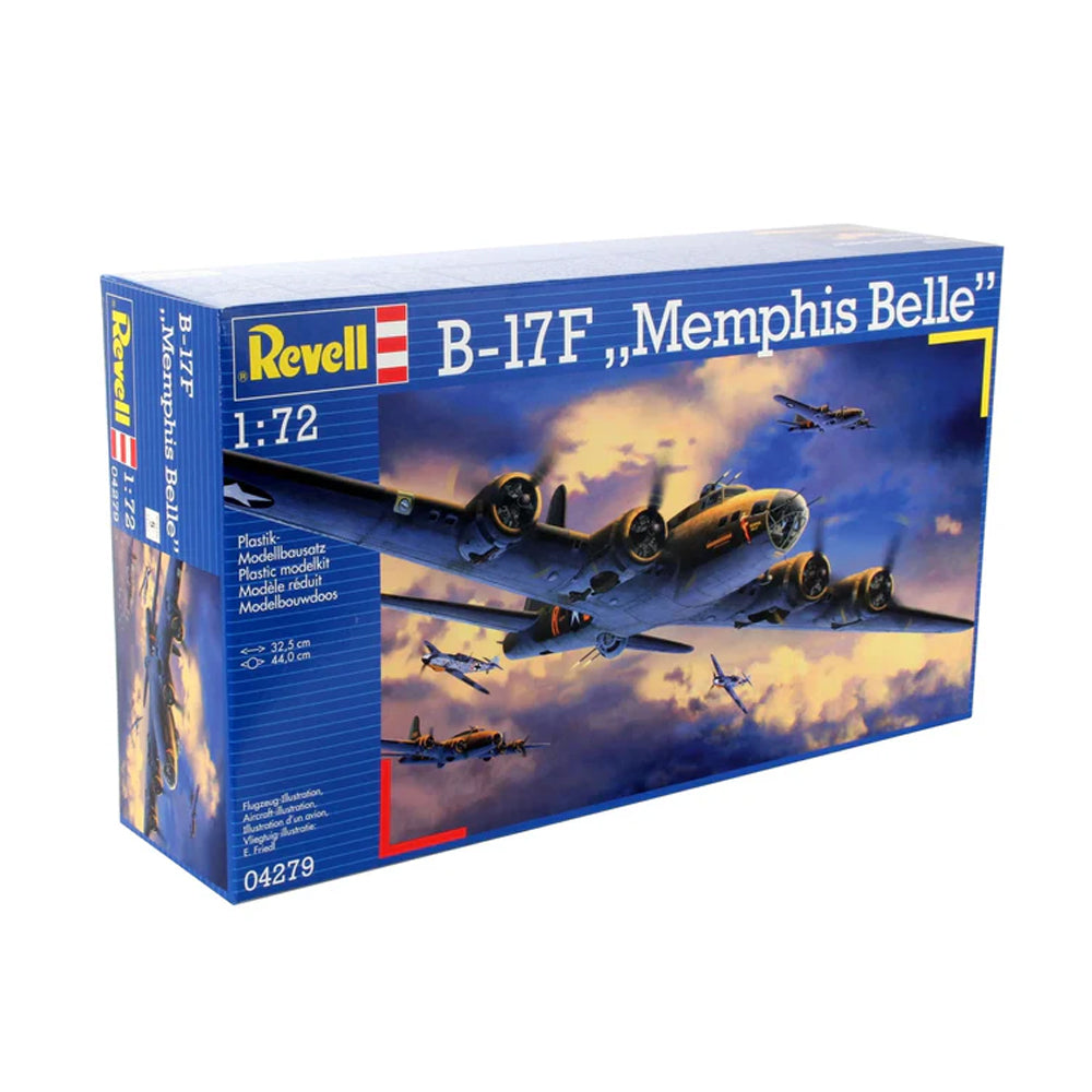 Revell B-17F Memphis Belle Aircraft Model Kit, 1:72