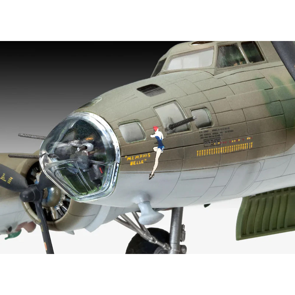 Revell B-17F Memphis Belle Aircraft Model Kit, 1:72