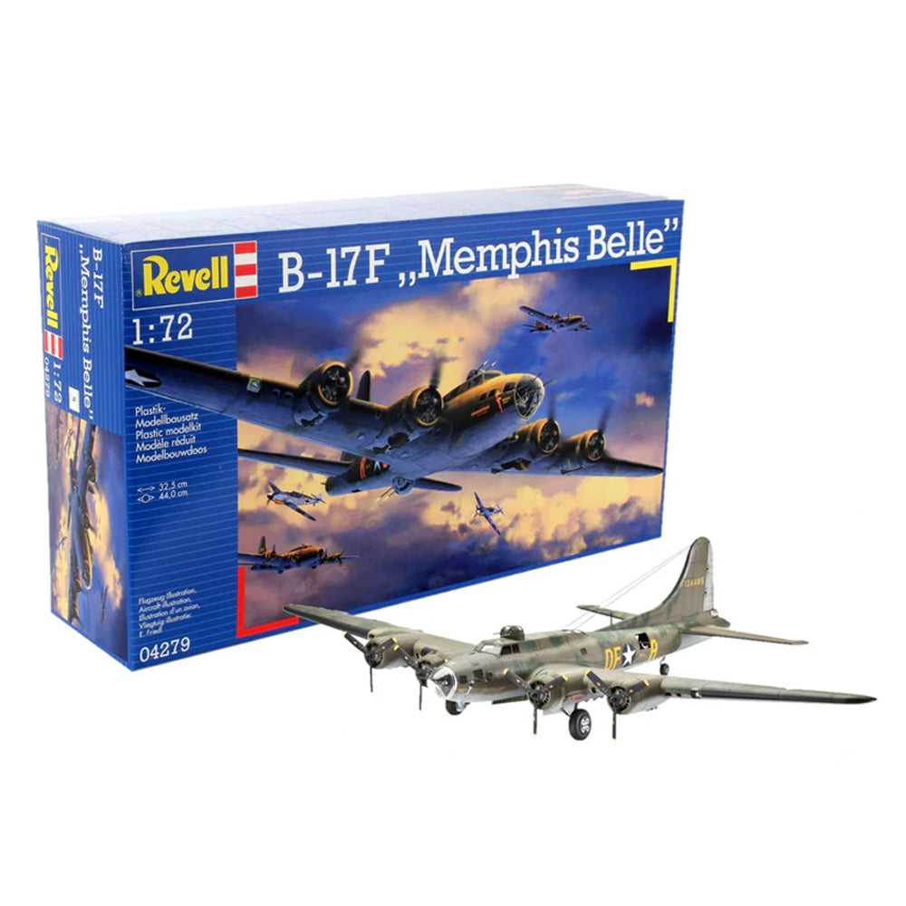 Revell B-17F Memphis Belle Aircraft Model Kit, 1:72