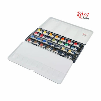 ROSA Gallery Watercolour Travel Set - Classic, 28 colours