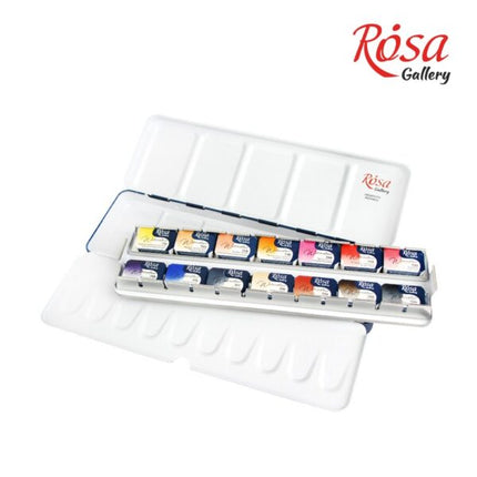 ROSA Gallery Watercolour Travel Set - Portrait, 14 colours