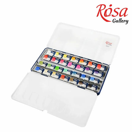 ROSA Gallery Watercolour Travel Set - Botanical, 28 colours