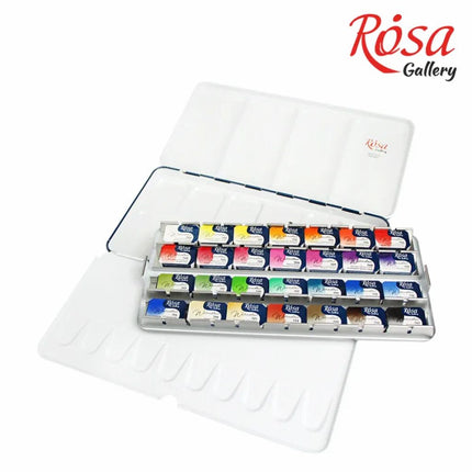 ROSA Gallery Watercolour Travel Set - Botanical, 28 colours