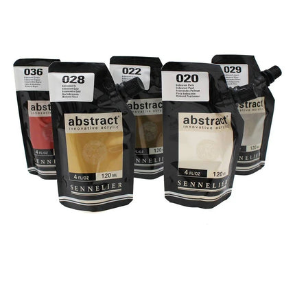 Sennelier Abstract Acrylic Paint Set, 5 Metallic Colours