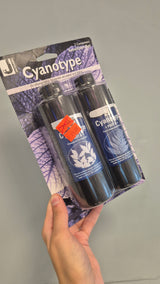 Cyanotype popieriaus jautrinimo šviesai miltelių rinkinys