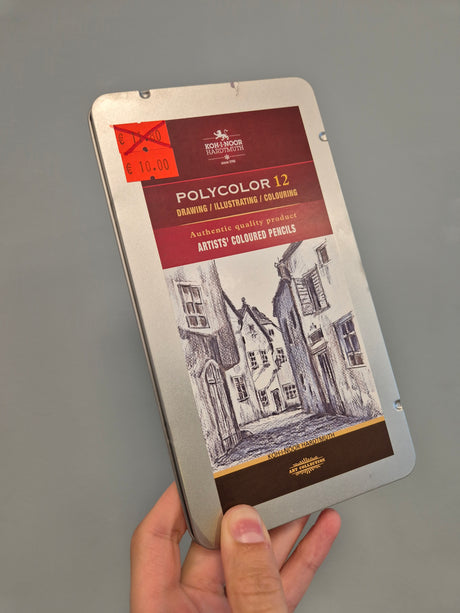 Koh I Noor Polycolor 12 pilkų atspalvių pieštukai