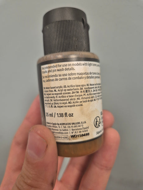 Vallejo Wash FX Dark Brown 76.514