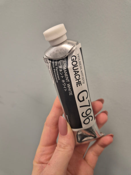Holbein Artists' guašas, Permanent White 60ml