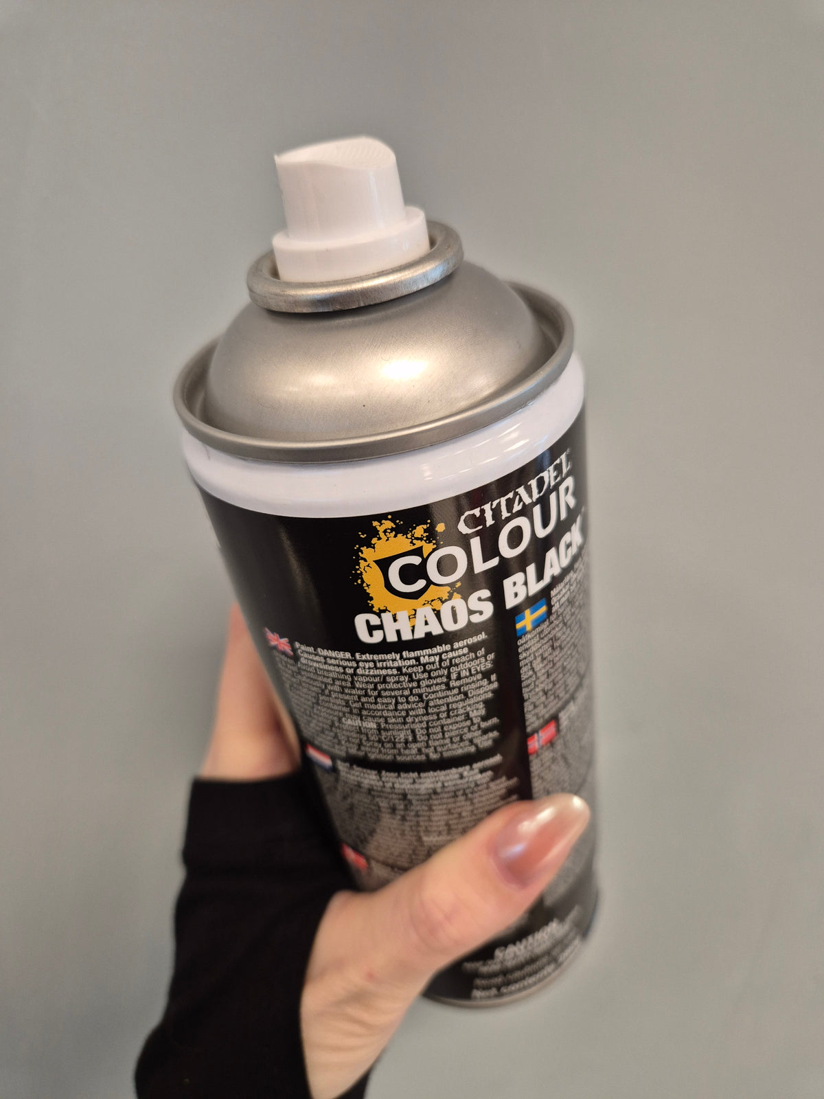 Citadel Colour purškiami dažai, Black Chaos 400ml