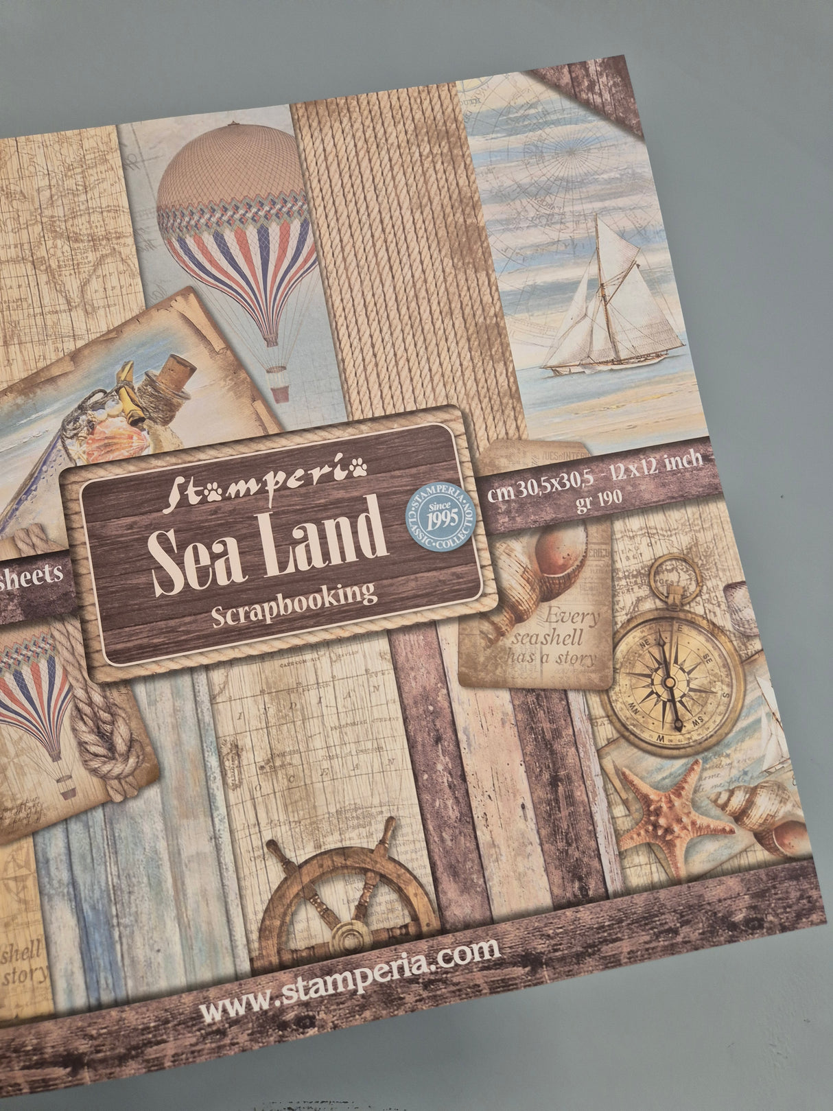 Stamperia Sea Land Scrapbooking