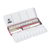 Schmincke Horadam Pretty Pink Watercolor Set in a Metal Box, 15 Colours, Half-Pan + Brush