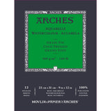 Arches Watercolor Paper Pad, Cold Pressed, 100% Cotton, 12 Sheets