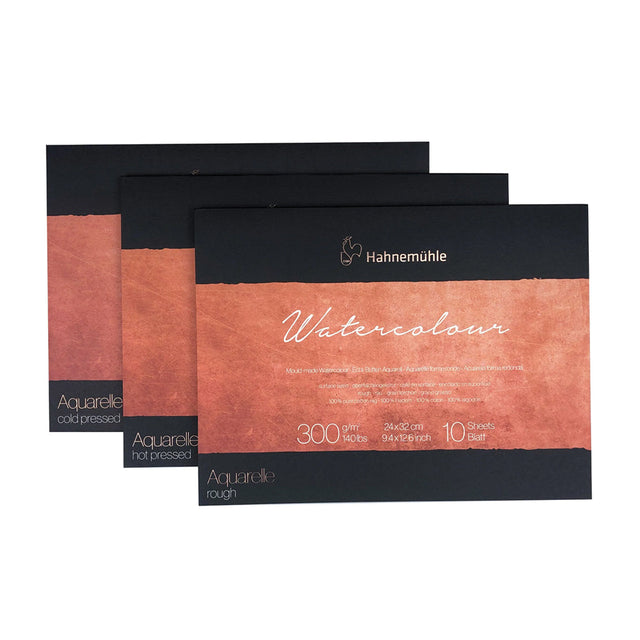 Hahnemühle Watercolour Paper Block, 100% Cotton, 10 Sheets