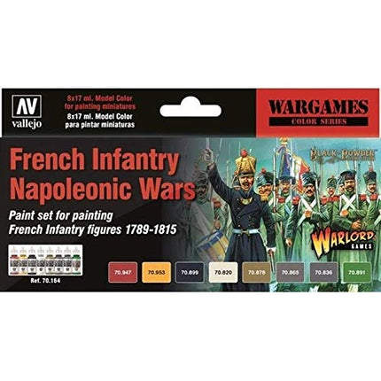 Vallejo French Napoleonic Paint Set (8 colors)