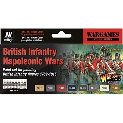 Vallejo British Napoleonic Paint Set