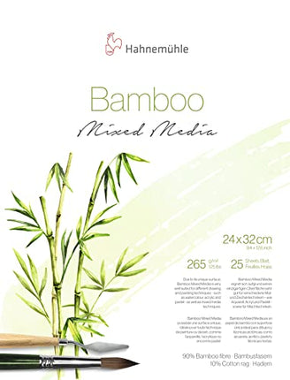 HAHNEMUHLE Bamboo Mixed Media PAD 9.5X12.5 INCH