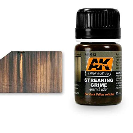 AK Interactive AK 012, Streaking Grime General - 35 ML / 1.18 Fl.Oz Jar