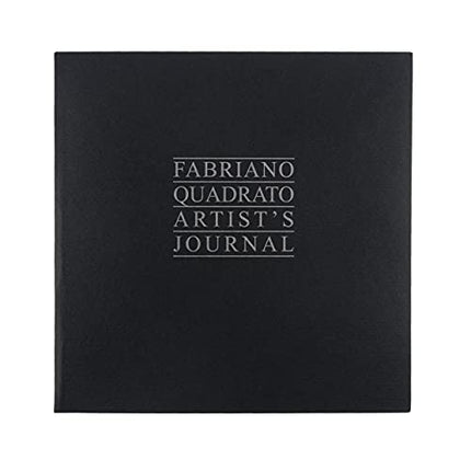 Fabriano Quadratto Artist Journal, 9 x 9, Black