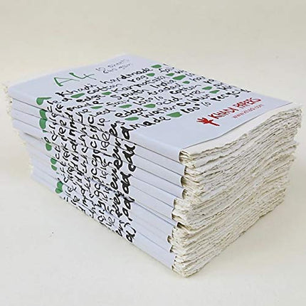 Khadi : White Rag Paper 640gsm : Rough : 21x30cm : Pack of 10 Sheets