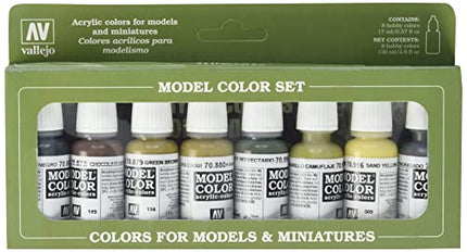 Vallejo Panzer Colors Paint Set #8, 17ml