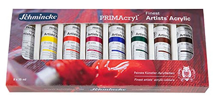 Schmincke PRIMAcryl Acrylic Paint Set, 8x35 ml