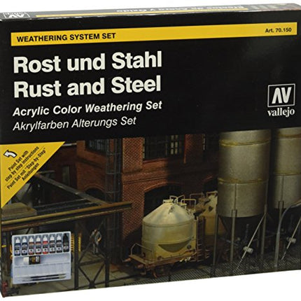 Vallejo Rust and Steel Effects Weathering Set