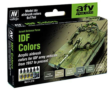 Vallejo Model Air Set - IDF Army Colors (Vallejo 71210)