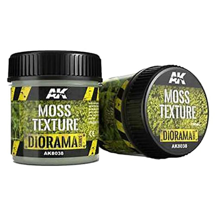 AK Interactive Diorama Series: Moss Texture Acrylic 100ml Bottle