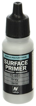 Vallejo Acrylic Paint, SURFACE PRIMER 70.601 Grey Gris