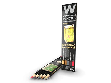 AKI Weathering Pencil Set - Chipping and Aging