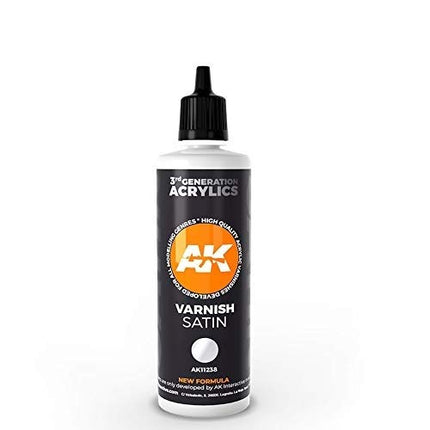 AK Interactive 3rd Gen Satin Varnish 100ml 11238 - Model Building Paints and Tools # AK1238