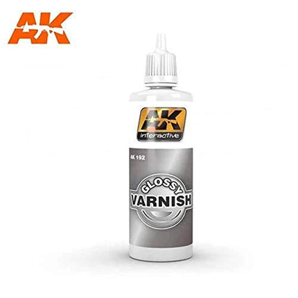 AK Interactive Glossy Acrylic Varnish (60mL /2.02 fl.oz Bottle)